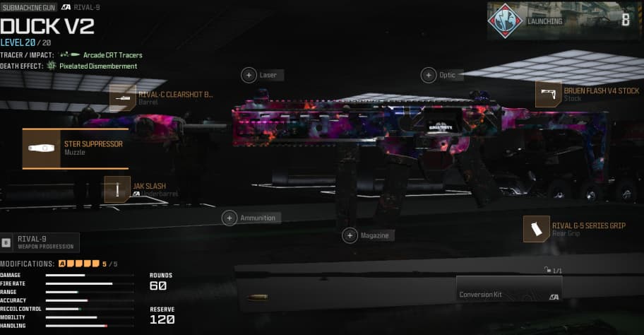 Rush's Tac Stance Rival